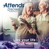 Attends® Discreet Female Adult Absorbent Underwear Pull On with Tear Away Seams Large Disposable Heavy Absorbency (1039111_CS) 72/CS