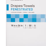 McKesson General Purpose Drape Poly Lined Towel Drape 18 W X 26 L Inch Sterile (65923_CS) 300/CS