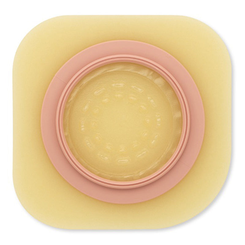 Pouchkins™ SoftFlex Ostomy Barrier Precut, Standard Wear Adhesive without Tape 1-3/4 Inch Floating Flange Green Code System Polymer / Copolymer Plastic 1-1/4 Inch Opening (569768_BX) 5/BX