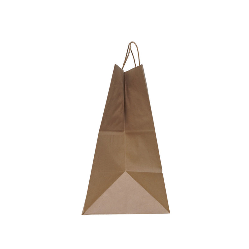 Solupac Take Out Twist Handle Bag, 12 x 9 x 15.75, Natural Kraft, 200/Carton (TDPTKNTAOUDE) Case of 200
