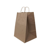 Solupac Take Out Twist Handle Bag, 12 x 9 x 15.75, Natural Kraft, 200/Carton (TDPTKNTAOUDE) Case of 200