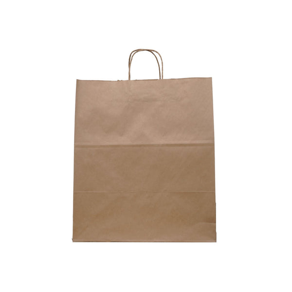 Solupac Emporium Twist Handle Bag, 14 x 9.84 x 15.5, Kraft, 200 Bags (TDPTKNEMSHDE) Case of 200