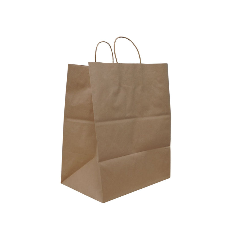 Solupac Emporium Twist Handle Bag, 14 x 9.84 x 15.5, Kraft, 200 Bags (TDPTKNEMSHDE) Case of 200