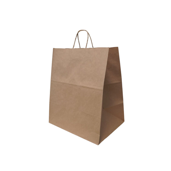 Solupac Emporium Twist Handle Bag, 14 x 9.84 x 15.5, Kraft, 200 Bags (TDPTKNEMSHDE) Case of 200