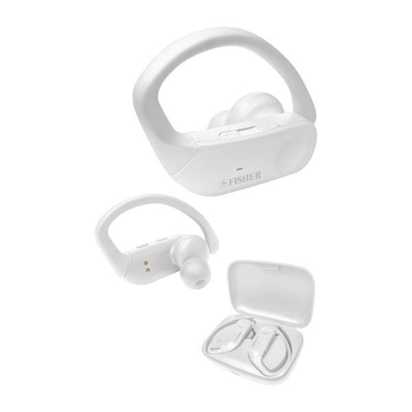 Fisher Edge Pro True Wireless Earphones, White (MIGFTW220W) Each