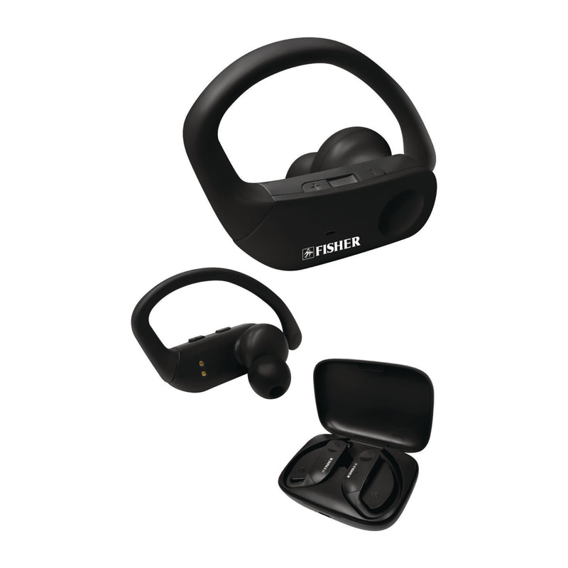 Fisher Edge Pro True Wireless Earphones, Black (MIGFTW220K) Each
