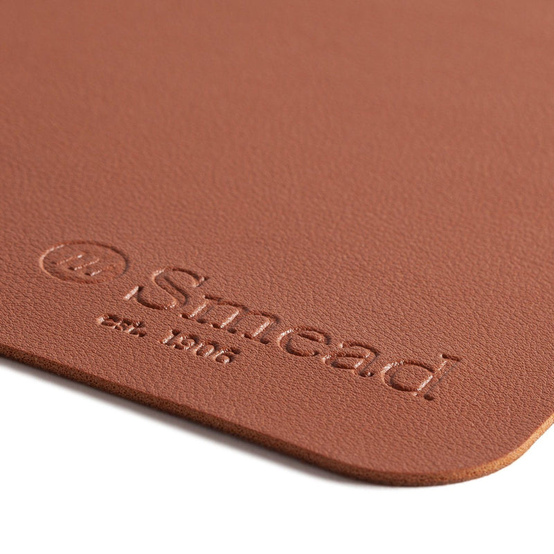 Smead™ Vegan Leather Desk Pads, 23.6" x 13.7", Brown (SMD64837) Each