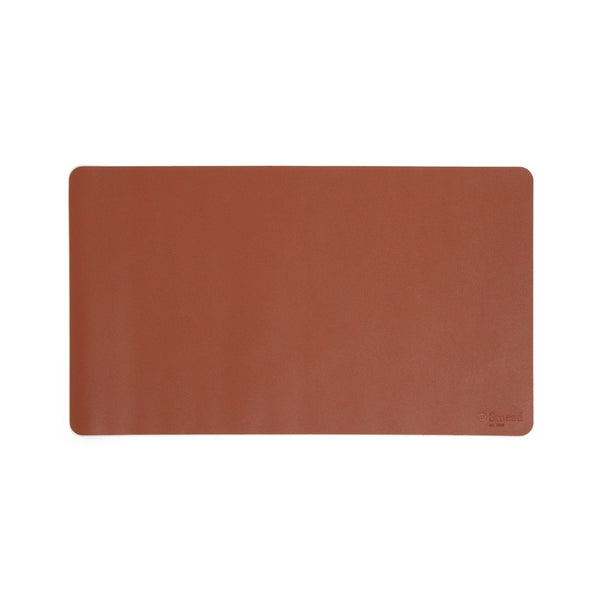 Smead™ Vegan Leather Desk Pads, 23.6" x 13.7", Brown (SMD64837) Each