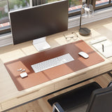 Smead™ Vegan Leather Desk Pads, 36" x 17", Brown (SMD64827) Each