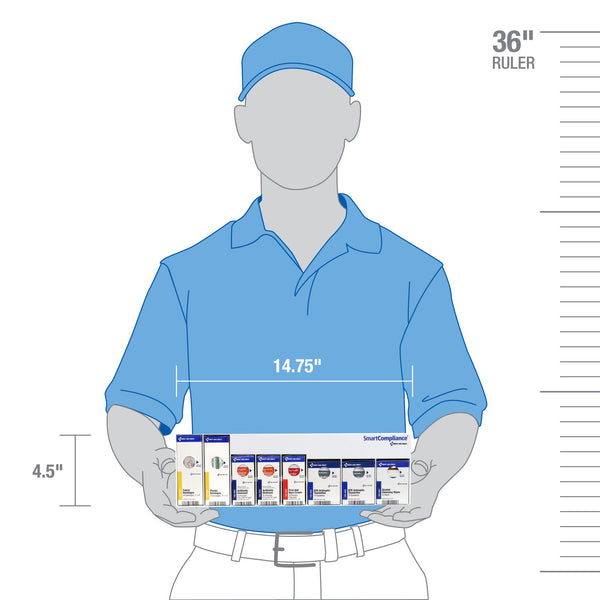 First Aid Only RetroFit Clean Treat and Protect, 135 Pieces, Plastic Case (FAO91232) Each