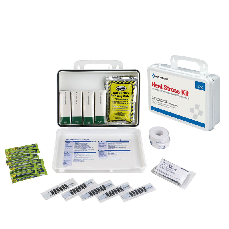 First Aid Only Unitized OSHA Compliant Heat Stress Kit, 26 Pieces, Plastic case (FAO5250) Each