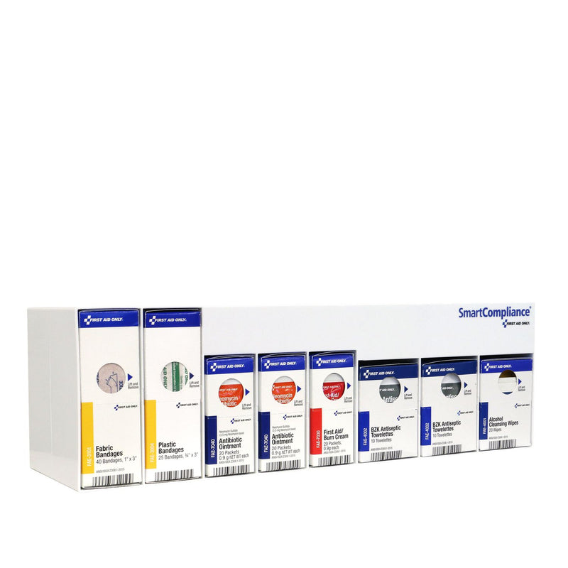 First Aid Only RetroFit Clean Treat and Protect, 135 Pieces, Plastic Case (FAO91232) Each
