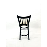 Cobra Series Barstool, Supports Up to 300 lbs, 28.5" Seat Height, Cream Seat, Black Back, Black Base (JMCCBBVSCRM) Each