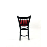 Cobra Series Barstool, Supports Up to 300 lb, 28.5" Seat Height, Burgundy Seat, Black Back, Black Base (JMCCBBVSBUR) Each