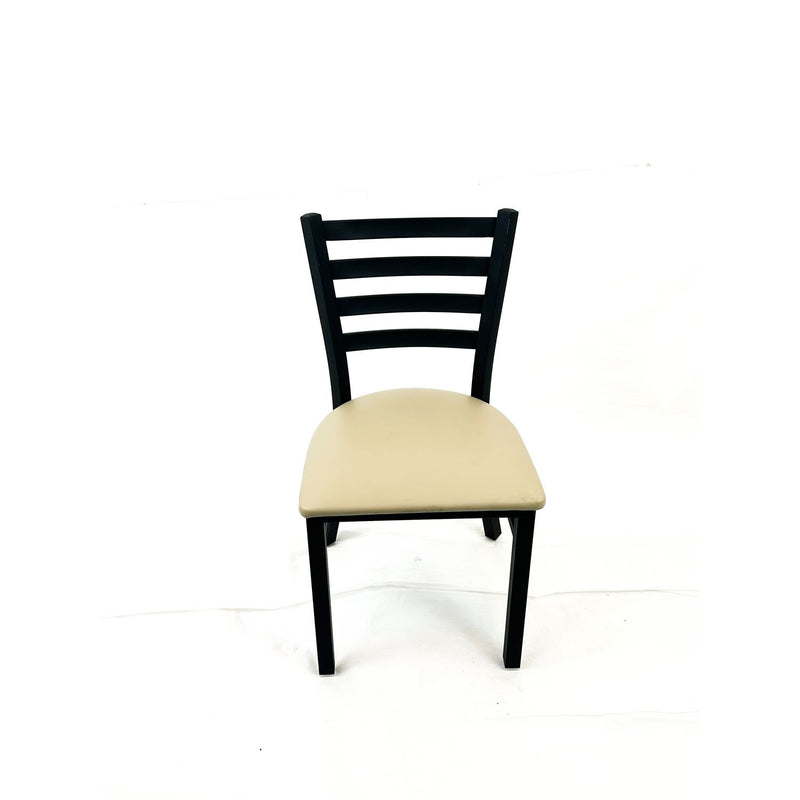 White Horse Series Side Chairs, Supports Up to 300 lb, 18" Seat Height, Taupe Seat, Black Back, Black Base (JMCWHCBVSTAU) Each