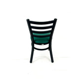 White Horse Series Side Chairs, Supports Up to 300 lb,18" Seat Height, Green Seat, Black Back, Black Base (JMCWHCBVSGRN) Each