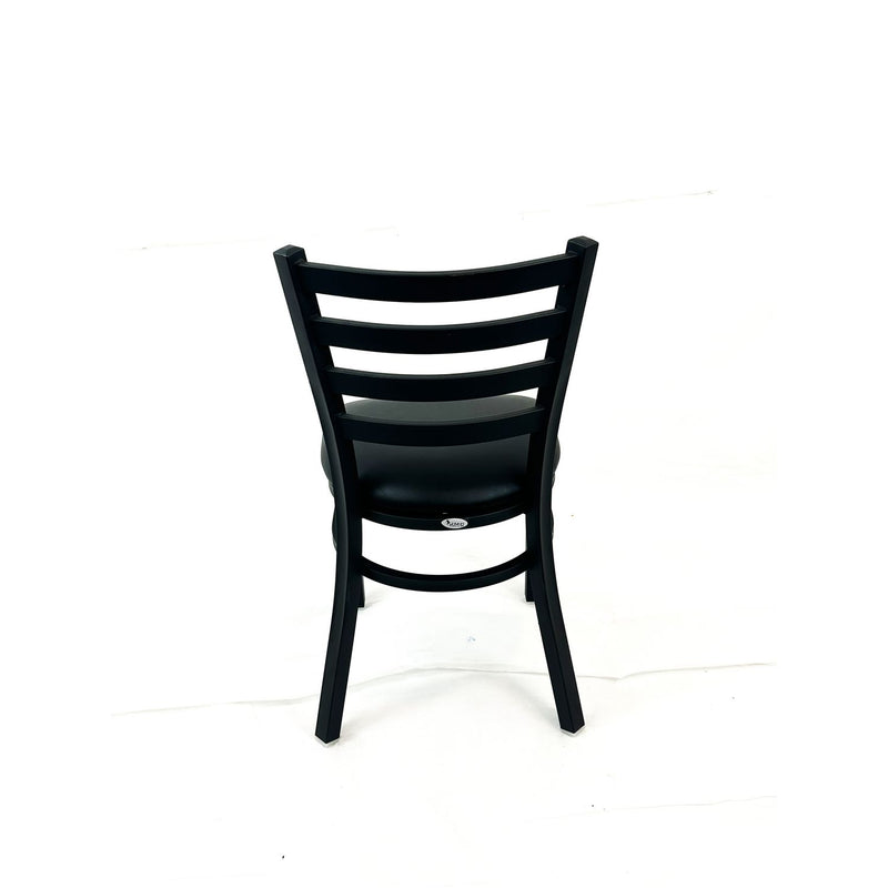 White Horse Series Side Chairs, Supports Up to 300 lb, 18" Seat Height, Black Seat, Black Back, Black Base (JMCWHCBVSBLK) Each