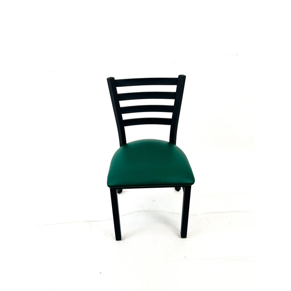 White Horse Series Side Chairs, Supports Up to 300 lb,18" Seat Height, Green Seat, Black Back, Black Base (JMCWHCBVSGRN) Each