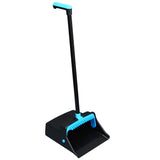 Impact LobbyMaster Plastic Dust Pan, 12.32" Wide, 31.84" Aluminum Handle, Blue/Black, 6/Carton (IMPT001101) Each