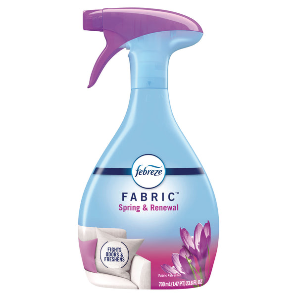 Febreze FABRIC Refresher/Odor Eliminator, Spring and Renewal, 23.6 oz Spray Bottle, 4/Carton (PGC08906) Case of 4