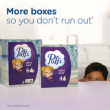 Puffs Ultra Soft Facial Tissue, 2-Ply, White, 72 Sheets/Box, 24 Boxes/Carton (PGC97788) Case of 24