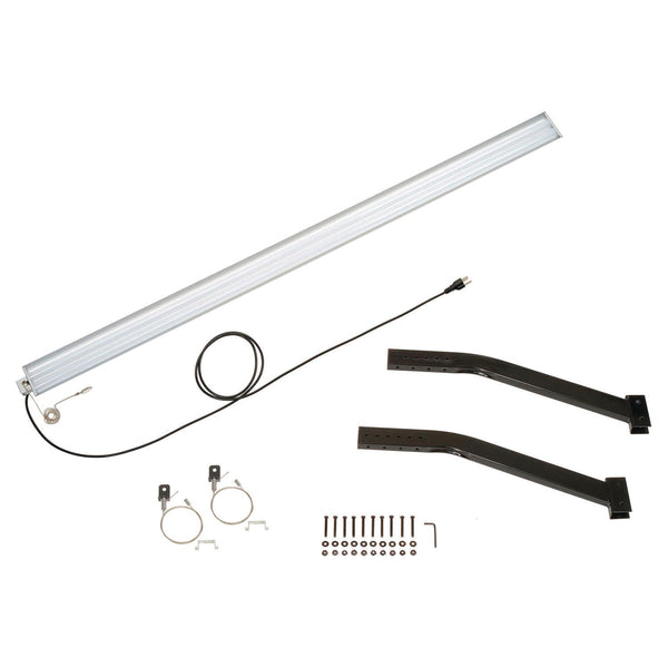 Global Industrial® Workbench LED Light Kit, Aluminum, 48" (GBE319403) Each