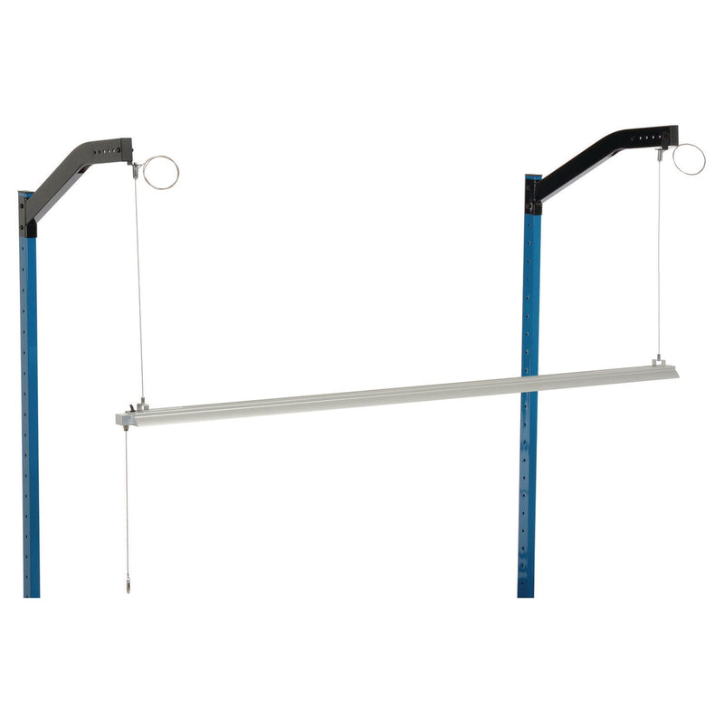 Global Industrial® Workbench LED Light Kit, Aluminum, 48" (GBE319403) Each