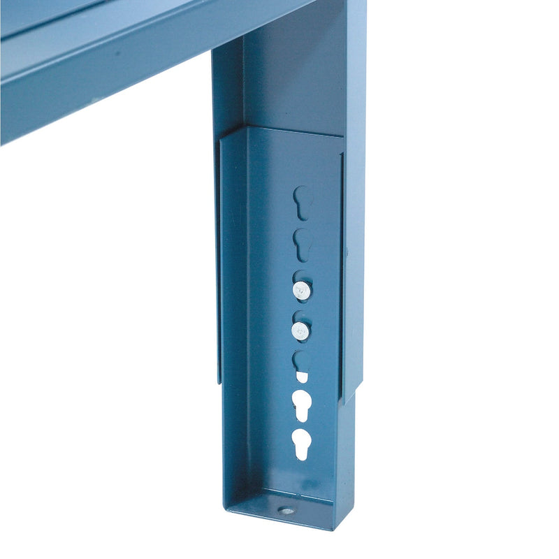 Global Industrial® Complete Industrial Workbench, 800 lbs, 60 x 30 x 57.5 to 62.5, Blue (GBE606929) Each