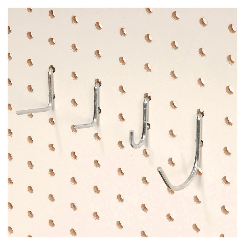 Global Industrial® Pegboard Hooks, 30-Piece Assorted Hooks, Steel (GBE606968) Each