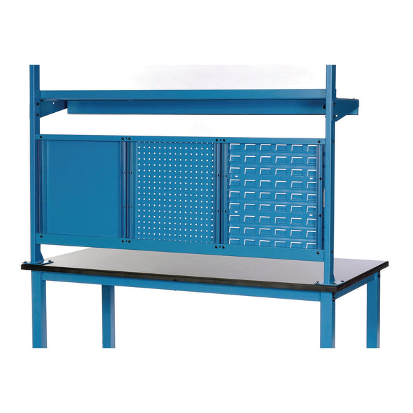 Global Industrial® Panel Mounting Rail, For Use with Global Industrial 48" Wide Workbenches, 150 lb Weight Capacity (GBE249291ABL) Each