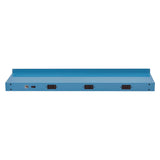 Global Industrial® Upper Workbench Shelf, 3 Duplex Outlets, For Use With 48" Wide Workbenches, 100 lb Weight Capacity (GBE249294CBL) Each