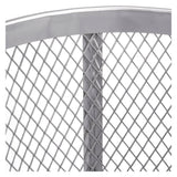 Global Industrial® Steel Mesh Corrosion Resistant Trash Can, 48 gal, Silver (GBE237633) Each