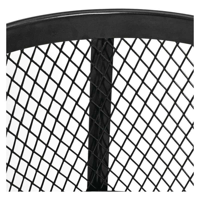 Global Industrial® Steel Mesh Corrosion Resistant Trash Can, 48 gal, Black (GBE237634BK) Each