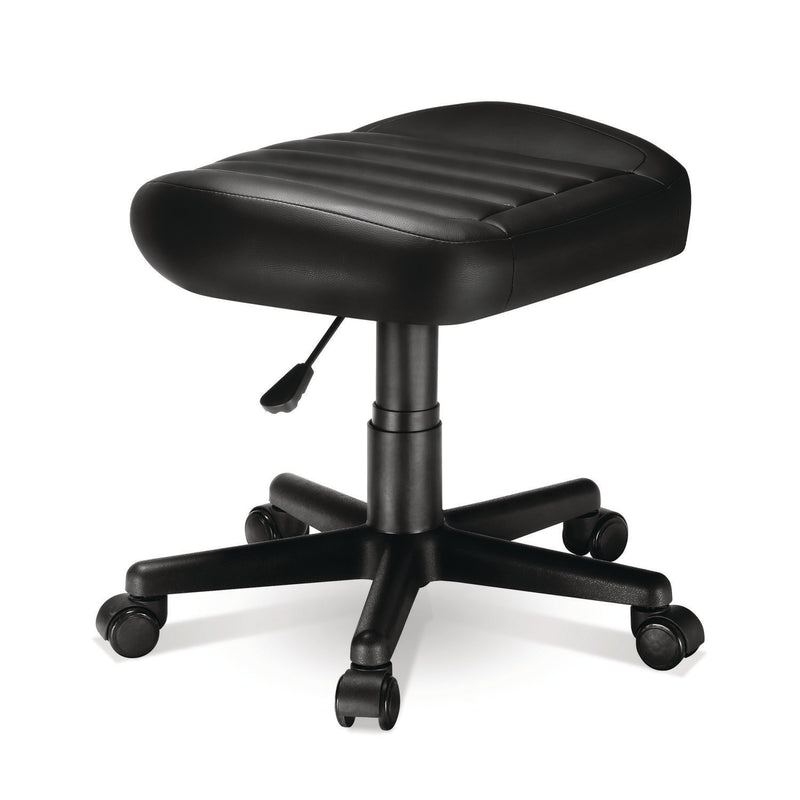 Eureka Ergonomic® Footstool with Wheels, 19.25 x 17.38 x 14.63 to 17.75, Black (EKAAR21B) Each