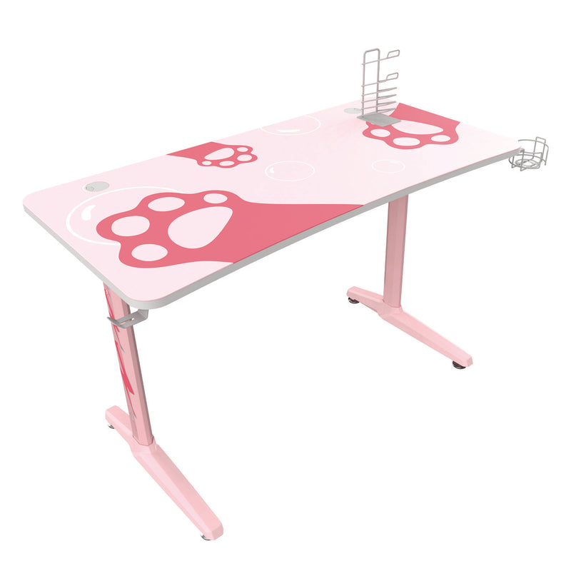 Eureka Ergonomic® Cute Gaming Desk, 47" x 23.63" x 30.13", Pink (EKAGD0100) Each