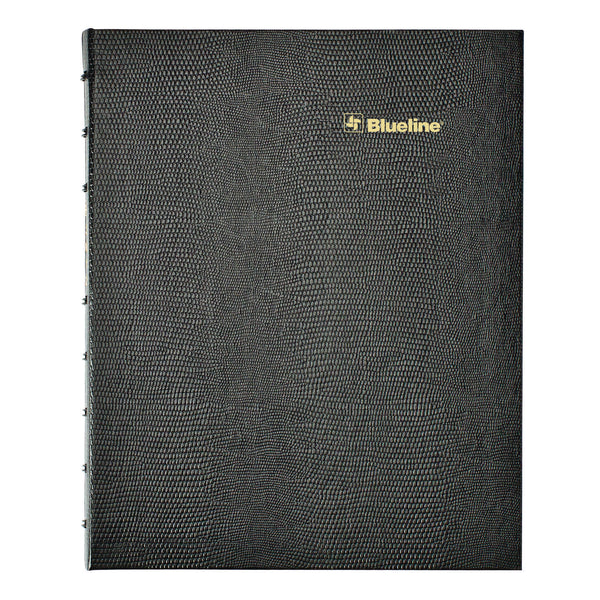 Blueline® Plan and Link Monthly Planner, 9.25" x 7.25", Black Cover, 16-Months: Sept 2024 to Dec 2025 (REDC1200C81) Each