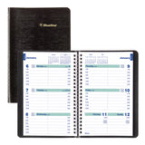 Blueline® Plan and Link Weekly Planner, 8" x 5", Black Cover, 12-Month (Jan to Dec): 2026 (REDC507581T) Each