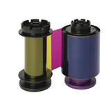Evolis R5F208A100 YMCKO Color Ribbon, Black/Cyan/Magenta/Yellow (SRXR5F208A100) Each