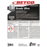 Betco® Symplicity Break Ultra Alkaline Booster, 15 gal Drum (BET4947700) Each