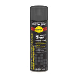 Hard Hat High Performance V2100 System Rust Preventive Enamel Spray Paint, Gloss Dark Machine Gray, 15 oz Aerosol Can, 6/CT (RSTV2187838CT) Case of 6