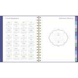 Badge Geo Weekly/Monthly Planner, 8.88 x 7.69, Purple/Gold Cover, 13-Month (Jan to Jan): 2025 to 2026 (AAG1722G805) Each