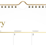 Cambridge® WorkStyle Monthly Wall Calendar, 15 x 12, White/Gold Sheets, 12-Month (Jan to Dec): 2025 (AAG1606707) Each