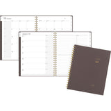 Cambridge® Workstyle Weekly/Monthly Planner, 11 x 9.38, Brown/Gold Cover, 12-Month (Jan to Dec): 2025 (AAG160690504) Each