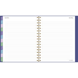 Badge Geo Weekly/Monthly Planner, 8.88 x 7.69, Purple/Gold Cover, 13-Month (Jan to Jan): 2025 to 2026 (AAG1722G805) Each