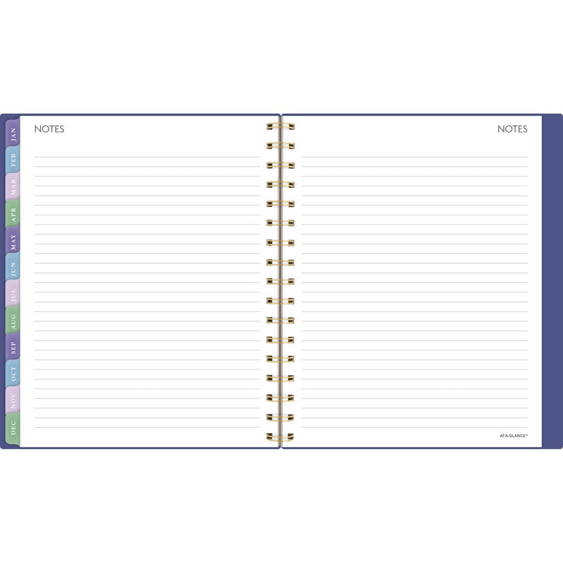 Badge Geo Weekly/Monthly Planner, 8.88 x 7.69, Purple/Gold Cover, 13-Month (Jan to Jan): 2025 to 2026 (AAG1722G805) Each