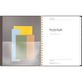 Cambridge® Workstyle Monthly Poly Planner, Geometric Artwork, 11 x 8.5, Java Brown/Gold Cover, 12-Month (Jan to Dec): 2025 (AAG160690004) Each