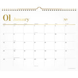 Cambridge® WorkStyle Monthly Wall Calendar, 15 x 12, White/Gold Sheets, 12-Month (Jan to Dec): 2025 (AAG1606707) Each