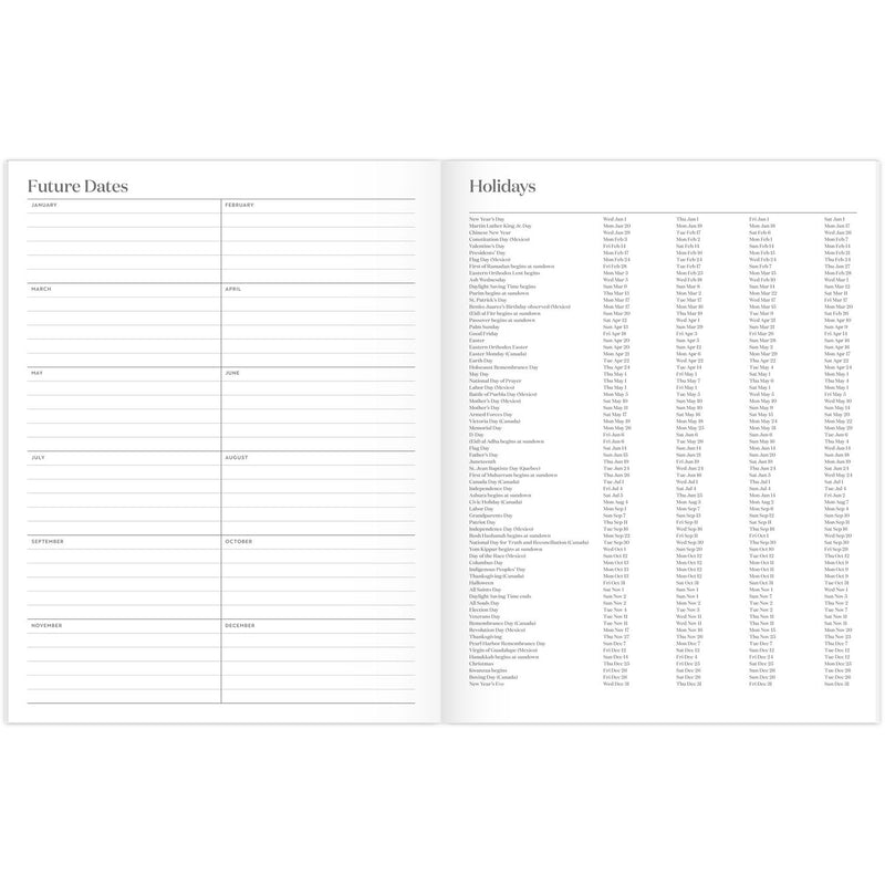 Cambridge® Workstyle Monthly Stitched Planner, Geometric Artwork, 11 x 8.5, Seaside Blue/Gold Cover, 12-Month (Jan to Dec): 2025 (AAG160609112) Each