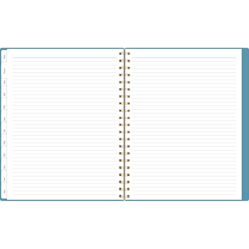 Cambridge® Workstyle Weekly/Monthly Planner, Geometric Artwork, 11 x 9.38, Blue/Gold Cover, 12-Month (Jan to Dec): 2025 (AAG160690512) Each