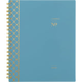 Cambridge® Workstyle Weekly/Monthly Planner, Geometric Artwork, 11 x 9.38, Blue/Gold Cover, 12-Month (Jan to Dec): 2025 (AAG160690512) Each